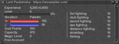 Signature for player Lord Paulistinha