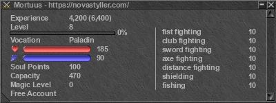 Signature for player Mortuus